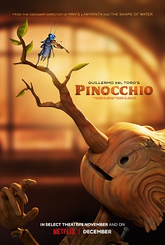 Poster for Guillermo del Toro's Pinocchio